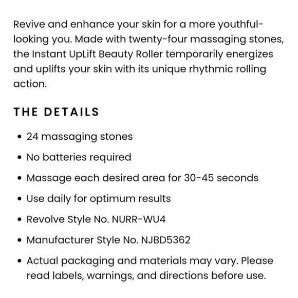 🆕️🆑️ CosMedix Instant Uplift Beauty Roller 24 Massaging Stones & Rotating Head - Picture 4 of 12